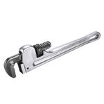 TOOLZILLA 14'' Industrial Pipe Wrench - Durable Aluminum Construction, Wide Jaw Capacity, Smooth Adjustment Mechanism - Non-Slip Handle - Versatile Plumbing Tool for Professionals and DIY