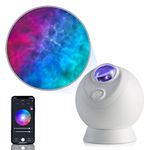 BlissLights Sky Lite Evolve - Star Projector, Galaxy Projector, LED Nebula Lighting, WiFi App, for Meditation, Relaxation, Gaming Room, Home Theater, and Bedroom Night Light Gift (Nebula Cloud Only)