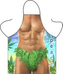 Funny Sexy Apron for Husband Wife Couple - Muscle Man Cute Adult Chef Bib Apron Party Pretend Costume Creative Present for Friends