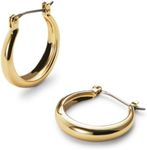 Ana Luisa Gold Hoop Earrings - Venus Endless Gold Hoop Earrings - Versatile 14K Gold Plated Chunky Gold Hoops - Hypoallergenic, Water-Resistant, Tarnish-Free - Ana Luisa Jewelry - Women Gift Ideas (Gold)