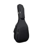 Grow wings® Heavy Padded Guitar Bag with Cover Fender Soft Fabric 40 Inch (Black) (Black Acoustic)