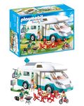 Playmobil 70088 Family Fun Family Camper, outdoor camping toy, fun imaginative role-play, playset suitable for children ages 4+
