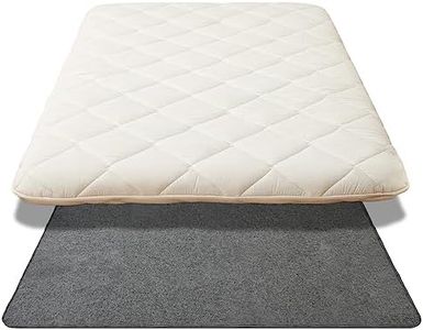 Dr.Futon Japanese Floor Futon Mattress Traditional Cotton Shikibuton Foldable Roll Up Bed Queen