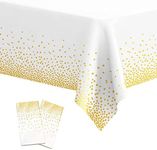 POPOYU 2Pcs White and Gold Dot Conf