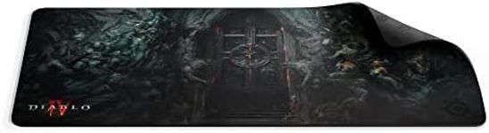 SteelSeries QcK – Gaming Surface – Diablo® IV Edition – XXL Thick Cloth – Sized to Cover Desks – Optimized For Gaming Sensors - (900mm x 400mm x 4mm)