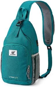 SKYSPER Bolsa de Pecho para Hombres Mujeres Protección RFID Bolso de Hombro Mochila de Pecho Bandoleras Pequeñas Bolsos Cruzados Impermeable para Acampar Deportes Casual