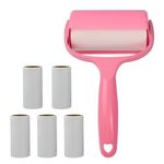 Wisebom Pet Hair Remover Lint Rollers 360 Sheets Extra Sticky Lint Roller Set (1 Handle with 6 Refills) Clothes Cleaner Roller Clothes Carpet Sofa Furniture,Lint Remover Brush for Pet hair Fluff Dust