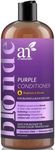 Artnaturals Purple Conditioner – (16 Fl Oz / 473ml) – Protects, Balances and Tones – Bleached, Color Treated, Silver, Brassy and Blonde Hair - Sulfate Free