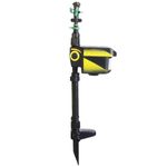 Motion Activated Sprinkler, Water Animal repellents, Automatic Irrigation Rotating Motion Sensor Sprinkler, Animal Repeller with 3 Time Modes Adjustable Spray Angle for Cats Dogs Rabbit Snake