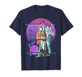 Doctor Who Pop Art 4th Doctor Baker Cosmic Time Travel Fan T-Shirt