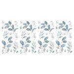 RoomMates RMK5154SCS: Dancing Leaves Peel and Stick Wall Decals, Blue