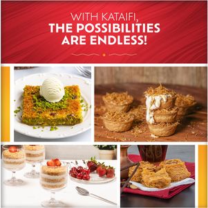 Eastanbul Dried Kataifi Dough 170g – Shredded Pastry for Desserts