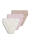 Jockey Women's Underwear Elance French Cut - 3 Pack, white/pale cosmetic/pink shadow, 6