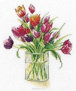 Set for embroidery by a cross of RTO "Give to Darlings", 19 x 23 cm