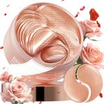 Under Eye Mask for Puffy Eyes & Dark Circles – BREYLEE Rose Eye Mask – 60 Pcs Eye Patches with Caffeine & Collagen – Reduce Wrinkles & Fine Lines – Best Undereye Patch Treatment