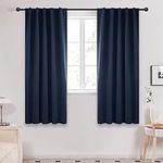 Deconovo Navy Blue Blackout Curtain