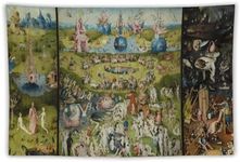 JU XIANG The Garden of Earthly Delights by Hieronymus Bosch Tapestry Print Tapestry Wall Art Painting Gifts Bedroom Living Room Decor Modern Home 60"x90"