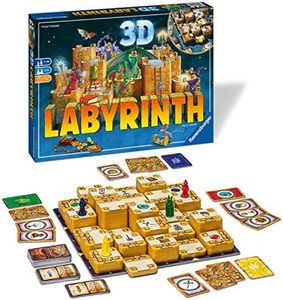 Ravensburger 3D Labyrinth - Moving Maze Family Board Game for Kids and Adults Age 7 Years and Up