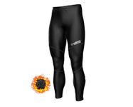 Zimco Men's Classic Cycling Pants 4D Padded Bike Pants for Men Biking MTB Long Leggings Bicycle Tights, Black, X-Large