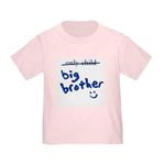 CafePress Only Child/Big Brother Toddler T Shirt Cute Toddler T-Shirt, 100% Cotton Pink