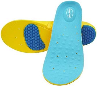 Happystep® full-length Memory Foam Gel Shoe Insoles, cushioned neutral arch support, excellent shock absorption for heel and ball-of-foot