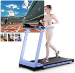 Superun Treadmills for Home Foldable, Raceable 1-16KM/H Folding Treadmill Suitable for High-Tech Equipment, MAX 158KG Incline 6% Treadmill with APP Control, Door to Door Delivery Running Machine