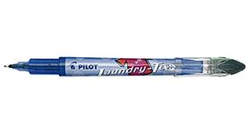 Pilot Pack of 12 Laundry-Tec Fabric Marking Needle Point Pens - Black