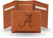 Rico Industries NCAA Embossed Leather Trifold Wallet, Alabama Crimson Tide