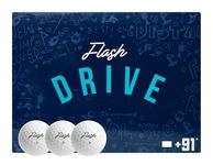 +91 Distance Golf Balls - Premium Tournament Quality for Maximum Distance and Control | Pack of 12 High-Performance Balls (White)