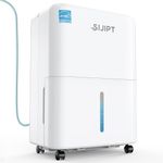 Sijipt Energy-Star Dehumidifier with Pump, Dehumidifier for Basement, Home and Large Rooms with 6.6" Drain Hose, 6.6" Auto Shut-Off Timer