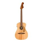 Fender Malibu Player Acoustic Electric Guitar, Natural, Walnut Fingerboard