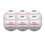 SweetSpot Plastic Baseball Spaseball 6pk | Set of 6 Backyard Plastic Baseballs for Youth, Kids, Teens, and Adults | Updated Design