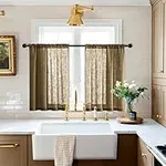 XTMYI Small Burlap Curtains for Kit