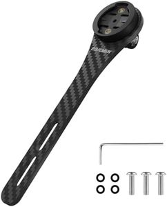 RAVEMEN AOM03 Cyclocomputer Mount,Made of Carbon Fibre,GAR-MIN/XOSS/COOSPO Bike Computer Mount,Applicable to Integrated Handlebar Stem,Bicycle Accessories
