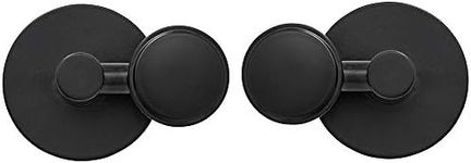 Hamilton Hills Round Black Pivot Mirror Hardware Tilting Anchors for Mirror or Picture Glass or Plexiglass