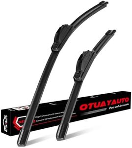 OTUAYAUTO Premium Windshield Wiper Blades - Replacement for Toyota Yaris 2006-2012, Santa Fe 2013-2018 - Perfect Fit, All-Weather Performance, J/U Hook Front Wiper Blades - 26"+14" (Pack of 2)