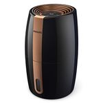 Philips Humidifier 2000 Series - Natural and Hygienic Humidification by Nano-Large Water Molecules, Black/Copper (HU2718/10)