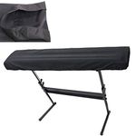 Piano Keyboard Dust Cover - Fits 88 Key Keyboards Brand Electronic Pianos & Consoles -Best Protective Gear for Piano Keyboard Black