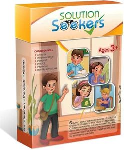 Solution Seekers Problem Solving Scenarios for Kids - Autism Learning Materials - Speech Therapy Materials, Emotional Regulation, and Reasoning Skills - Therapy Cards for Therapists and ASD Kids