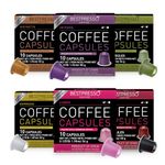 Bestpresso Coffee for Nespresso Original Machine 120 pods Certified Genuine Espresso Variety Pack Pods Compatible with Nespresso Original