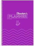 Silvine A4 Teacher's Academic Planner with Durable Hardback Covers and 204 x5 Period Planner Pages
