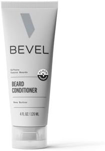 Bevel Beard Conditioner for Men - Beard Softener with Coconut Oil, Shea Butter and Aloe Vera, Softens and Conditions Beard to Help Reduce Breakage, 4 Oz