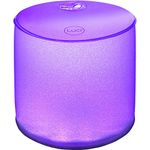 MPOWERD Luci Color: Solar Inflatable Lantern with 8 Vivid Color Options, 15 Lumens LEDs, Sparkle Finish, Lasts Up to 6 hrs, Rechargeable Battery via Solar, Waterproof, Indoor/Outdoor Decorating