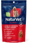 NaturVet Aller-911 Advanced Allergy Aid Formula Powder Plus Antioxidants for Dogs and Cats, 9 oz Powder, Made in The USA