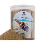 Royal Imports Decorative Beach Sand for Vase Filler, Wedding, Home Decor, Arts & Crafts, Fire Pit, Fireplace, Pet Tank Habitat - 4.5 LBS, Natural Beige