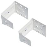 cuteLEC Center Support Bracket 2 Pack White Color for 2" High Profile Blinds Headrail Holder