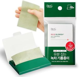 Dr.G Red Blemish Korean Oil Control Paper, 70pk - Oil Blotting Sheets for Face, Blotting Papers for Face, Oil Absorbing Sheets for Face, Oil Blotting Paper For Oily Skin, Blotting Paper for Face