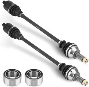 Chabushi Rear Left Right CV Axle Drive Shaft & Wheel Bearings Set for Polaris Ranger RZR XP 900/RZR XP 4 900 2011 2012 2013 2014 ATV Axle Replacement