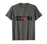 Squash T-Shirt Gift Ball Court Shoe