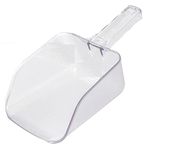 THW 32 oz Polycarbonate Crushed Ice Scooper/PC Scoop/Food Scoop/Flour Scoop/Grain Scoop/Popcorn Scoop